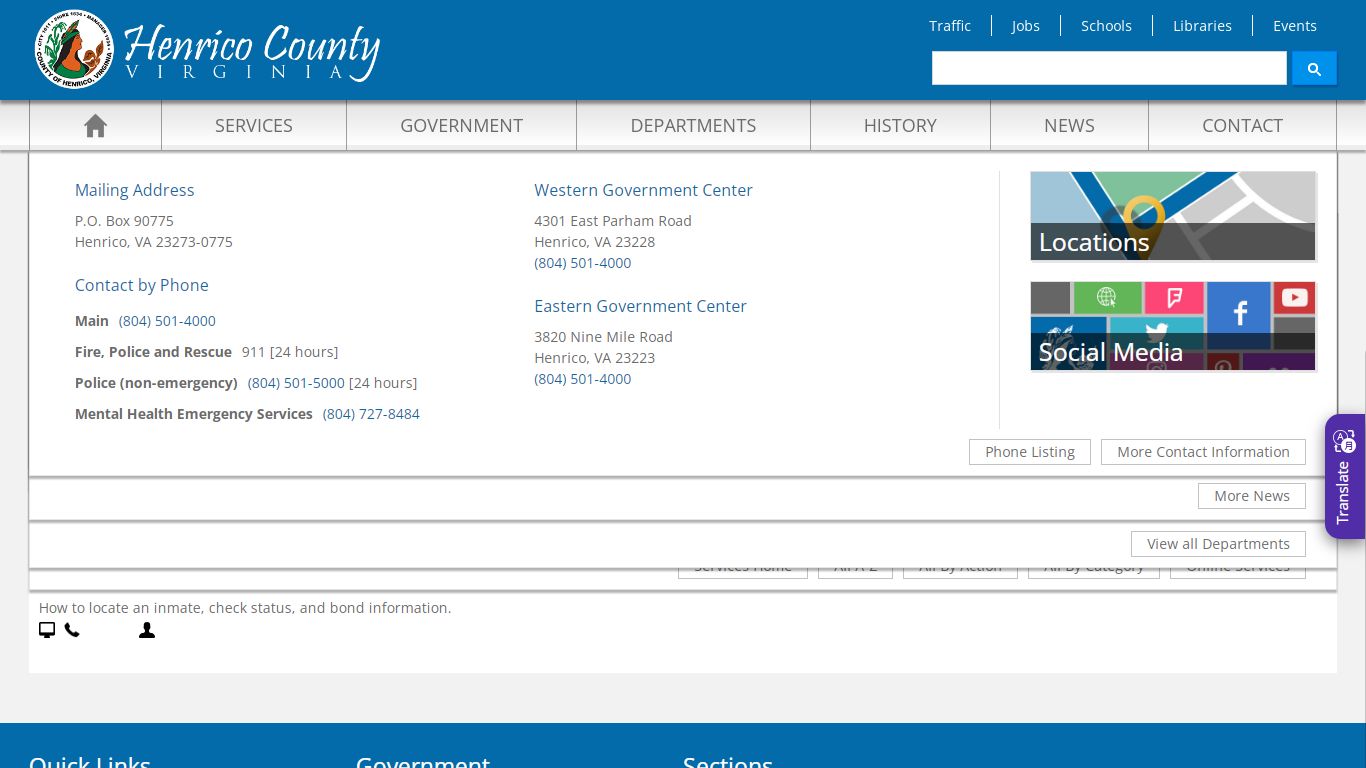 Find Inmate Archives - Henrico County, Virginia